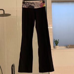lulu lemon yoga flare workout pants